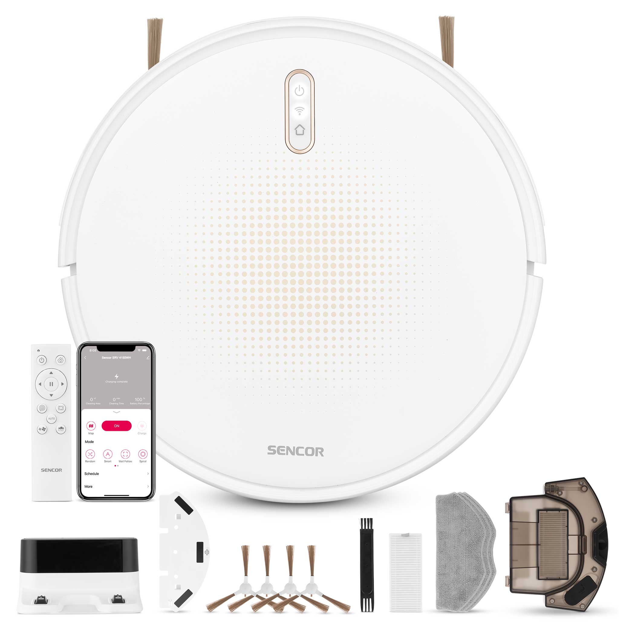 Robottolmuimeja Sencor SRV4150WH