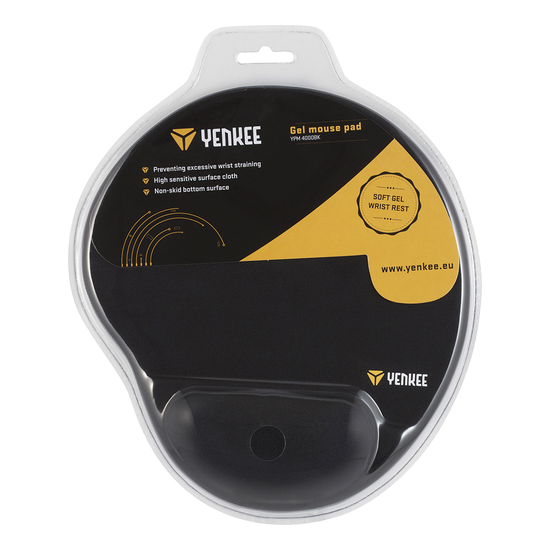 Ergonoomiline hiirematt Yenkee YPM4000BK - Pilt 3