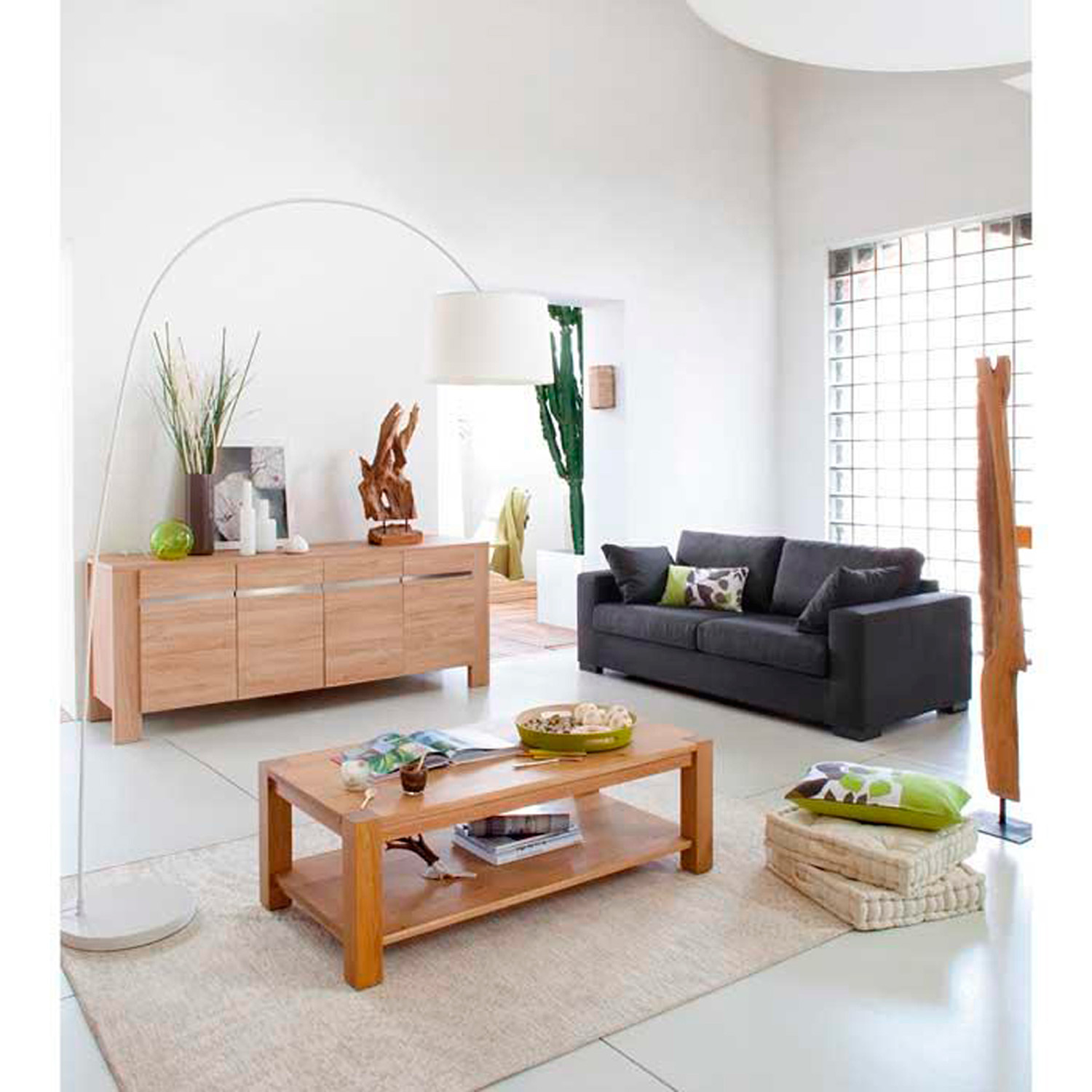 Diivanilaud CHICAGO NEW, 110x65xH43cm, puit: tammespoon/MDF, värvus: naturaalne, viimistlus õlitatud