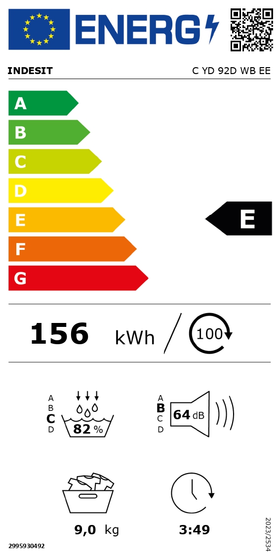 Pesukuivati Indesit CYD92DWBEE - Pilt 6