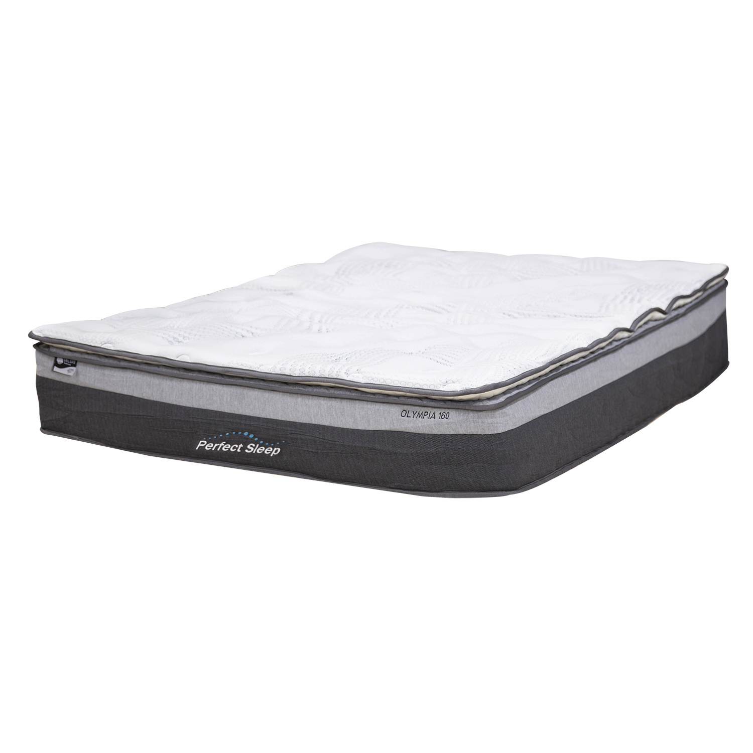 Voodi CHICAGO NEW 160x200cm, madratsiga HARMONY TOP, 176x214,5xH91cm, tammespoon/MDF