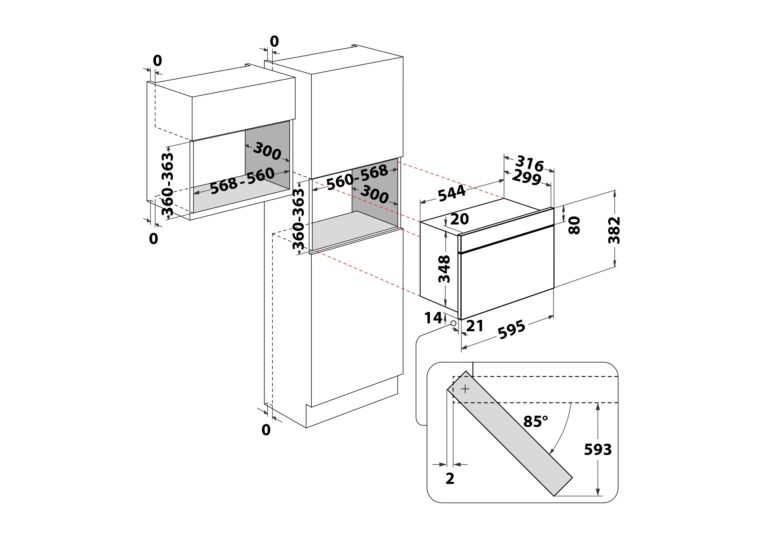 Integreeritav mikrolaineahi Whirlpool MBNA920B - Pilt 5