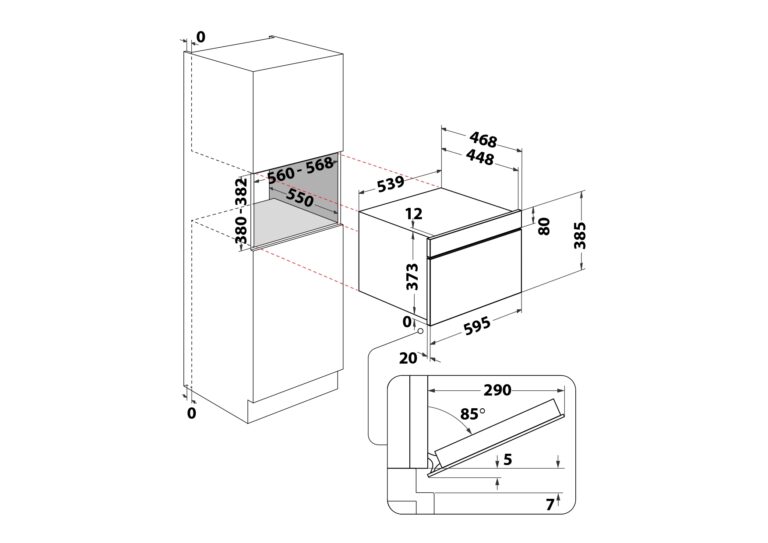 Integreeritav mikrolaineahi Whirlpool WMD54MX - Pilt 6