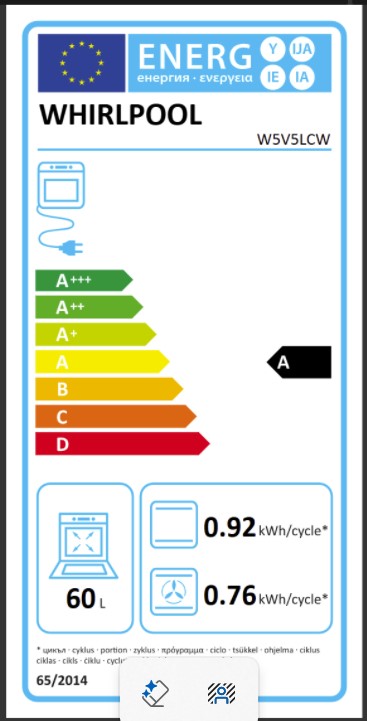 Keraamiline pliit Whirlpool W5V5LCW - Pilt 6
