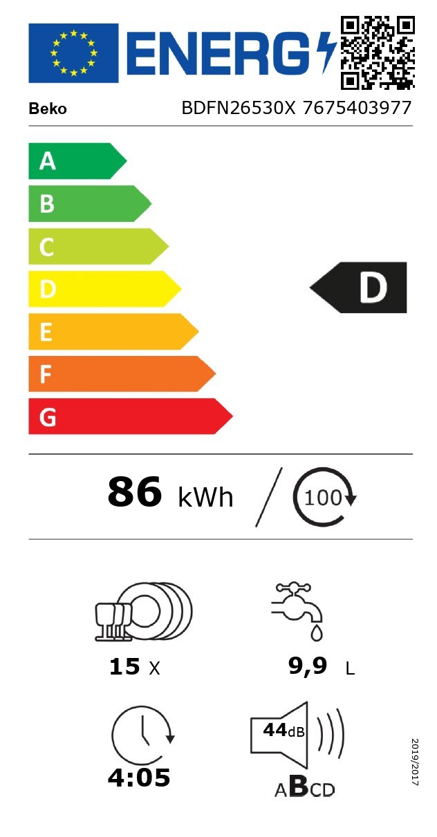 Nõudepesumasin Beko BDFN26530X - Pilt 6