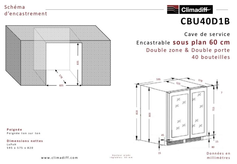 Veinikülmik Climadiff CBU40D1B - Pilt 5