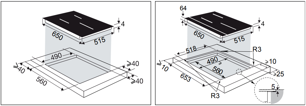 Induktsioonplaat De Dietrich DPI4321H - Pilt 4