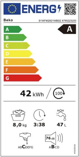 Pesumasin Beko B1WFM2821WBEE - Pilt 6