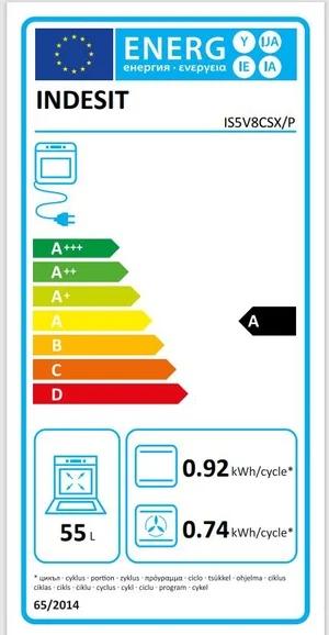Keraamiline pliit Indesit IS5V8CSXP - Pilt 4
