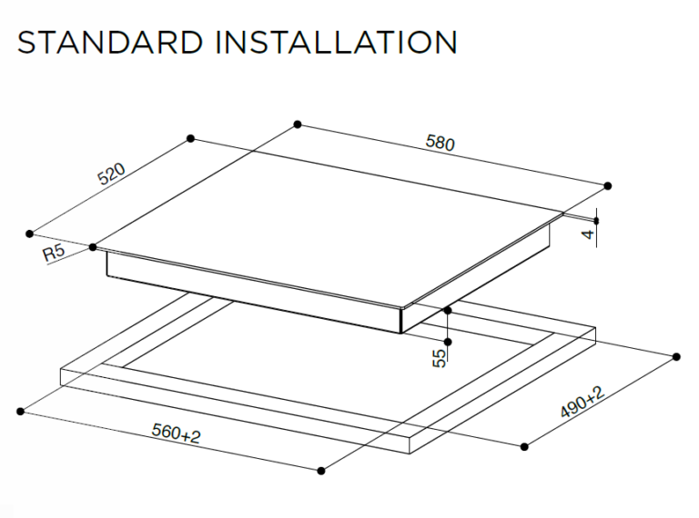 Induktsioonplaat Faber FCH 64 BK KL - Pilt 3