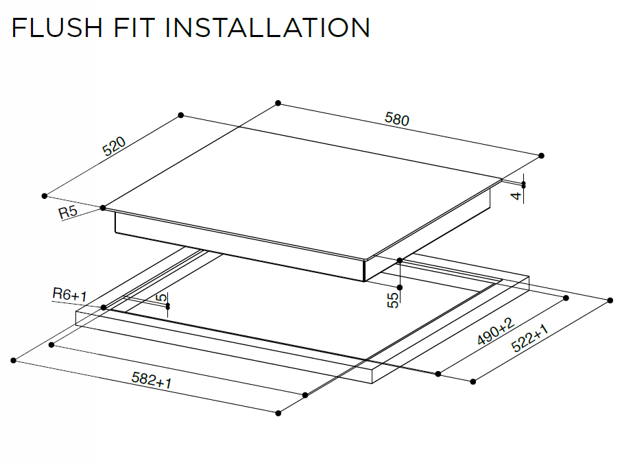 Induktsioonplaat Faber FCH 64 BK KL