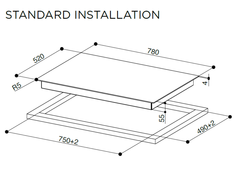 Induktsioonplaat Faber FCH 84 BK KL - Pilt 3