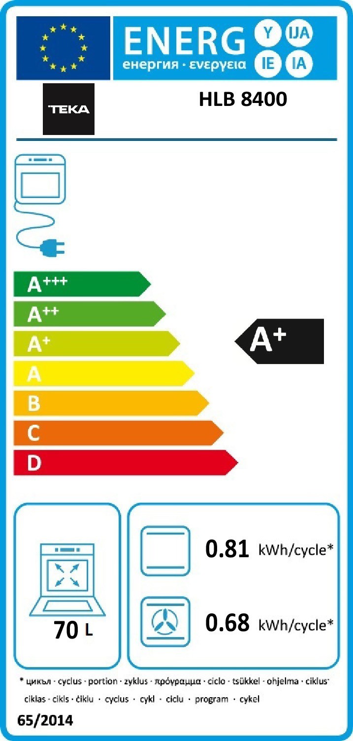 Integreeritav ahi Teka HLB8400WH valge SALONGI NÄIDIS - Pilt 6