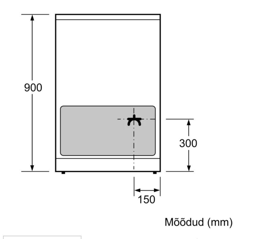 Induktsioonpliit Bosch HLN39A060U must