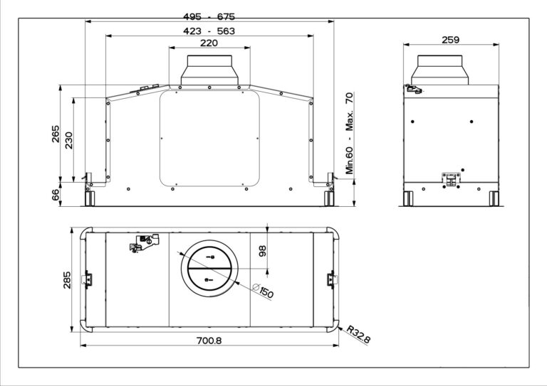 Õhupuhastaja Faber In-Light inox 52 cm - Pilt 5