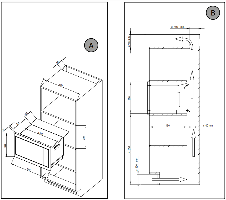 Integreeritav mikrolaineahi De Dietrich DME4310B