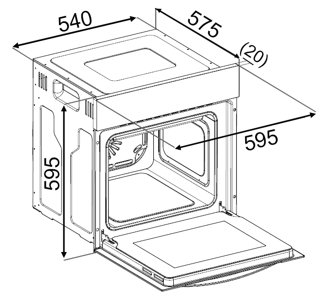 Integreeritav ahi Bomann EBO7913MB - Pilt 4