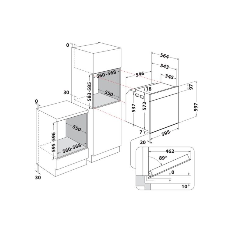 Integreeritav ahi Whirlpool WOI4S8HM2SEA - Pilt 6