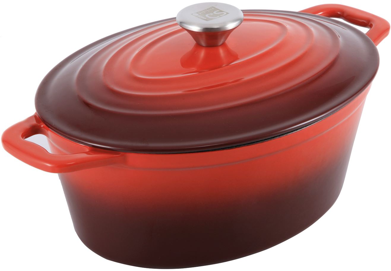 Malmpott CS Kochsysteme Xanten, 36 x 28 cm 075248, punane
