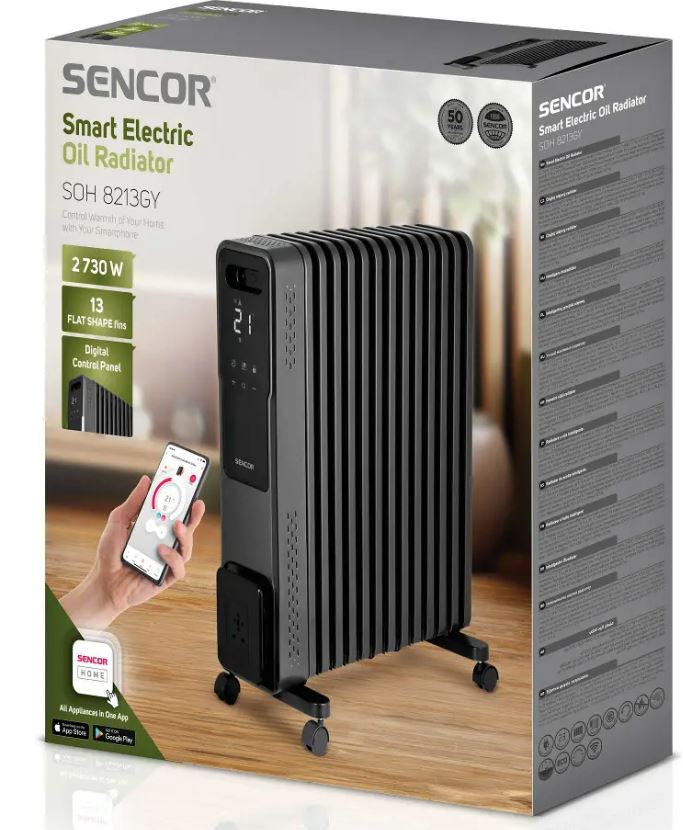 Õliradiaator Smart HOME Sencor SOH8213GY - Pilt 7