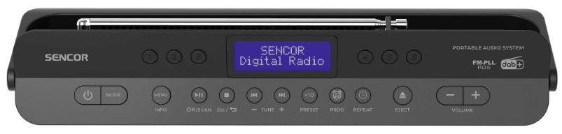 Raadio DAB+, Bluetooth, Sencor SPT7500DB