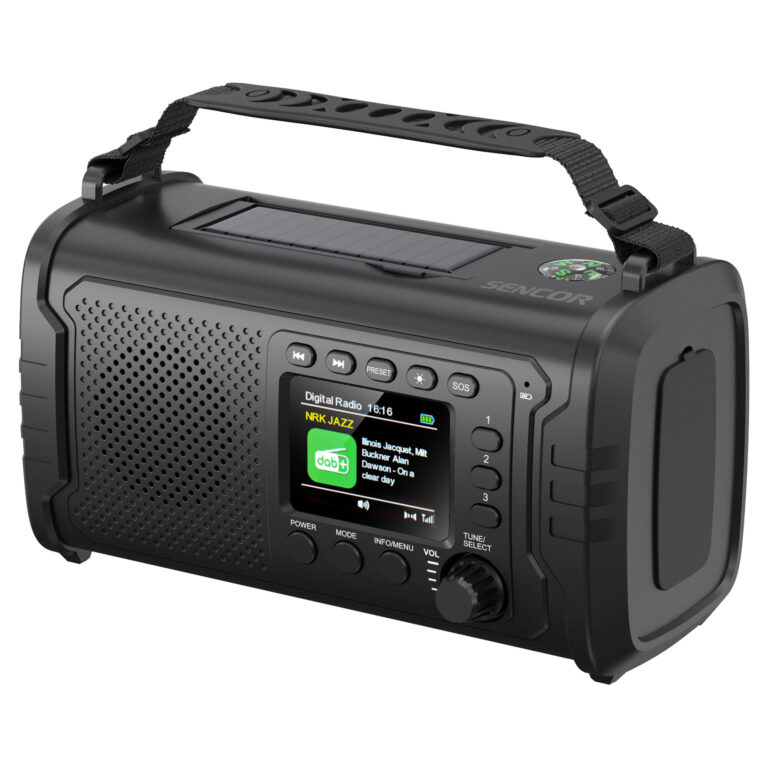 Päikesepatarei ja dünamoga raadio Sencor SRD1090SCLDB - Pilt 5