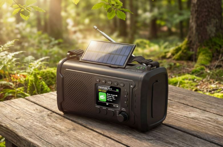 Päikesepatarei ja dünamoga raadio Sencor SRD1090SCLDB