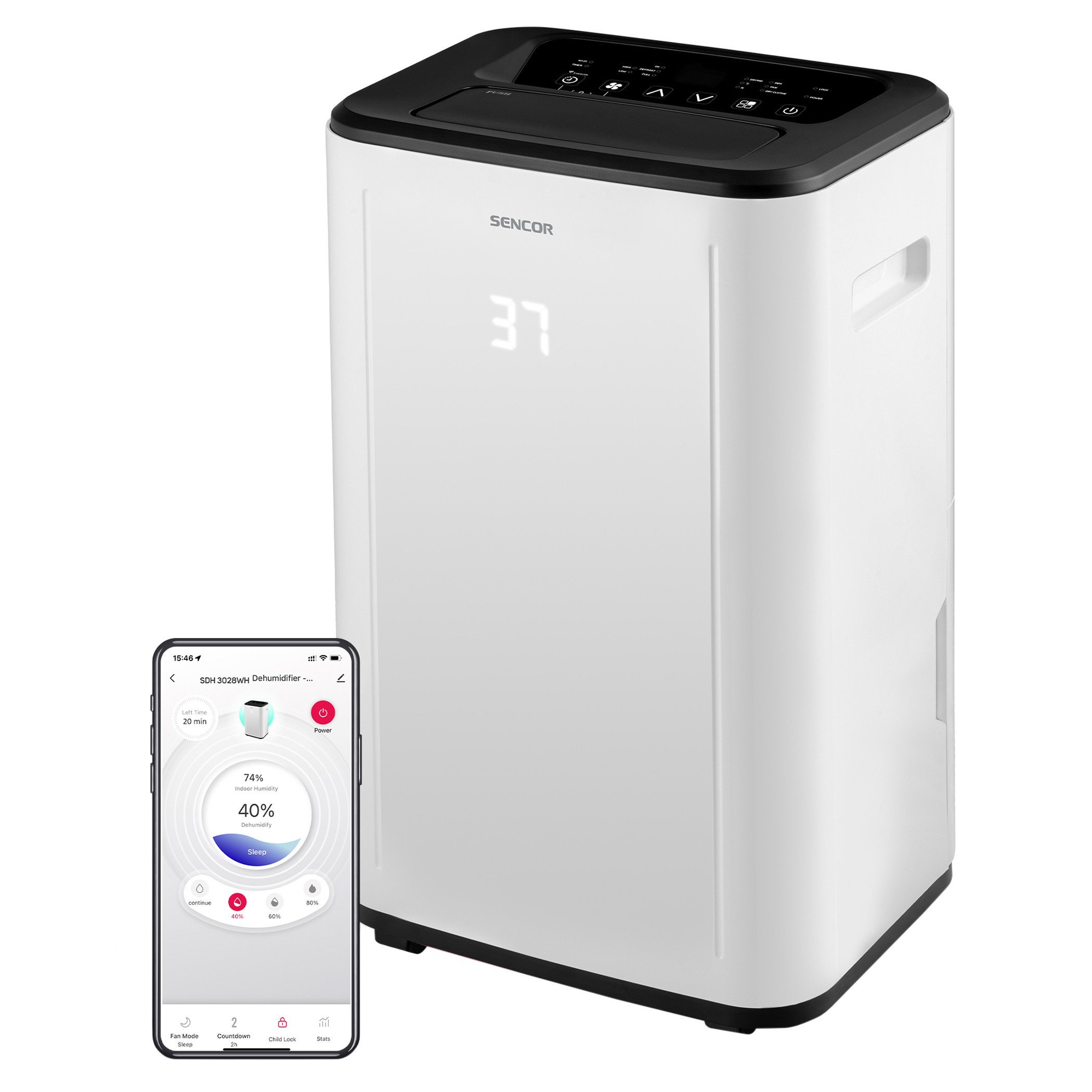 Niiskusekoguja Sencor SDH3028WH