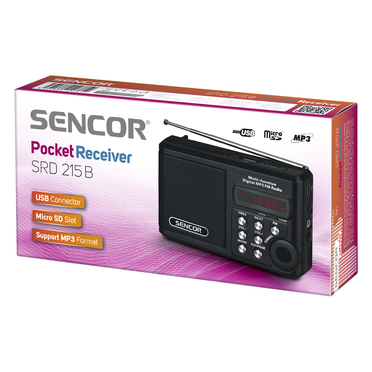 Raadio Sencor SRD215B