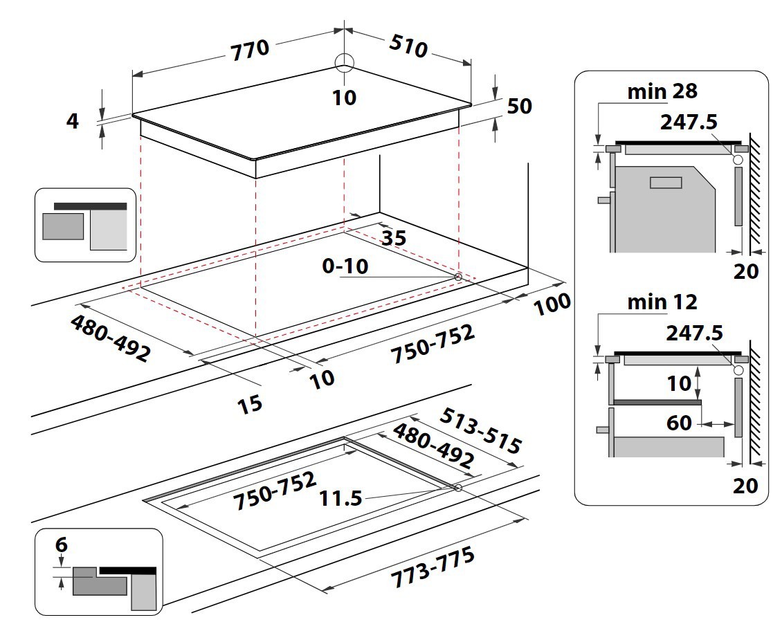 Induktsioonplaat Whirlpool WFS1577CPNE