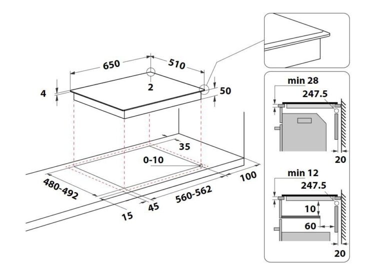 Induktsioonplaat Whirlpool Kitchen Only WFS4665CPBF - Pilt 5