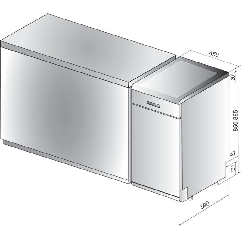 Nõudepesumasin Whirlpool WSFO3O34PFX inox - Pilt 5