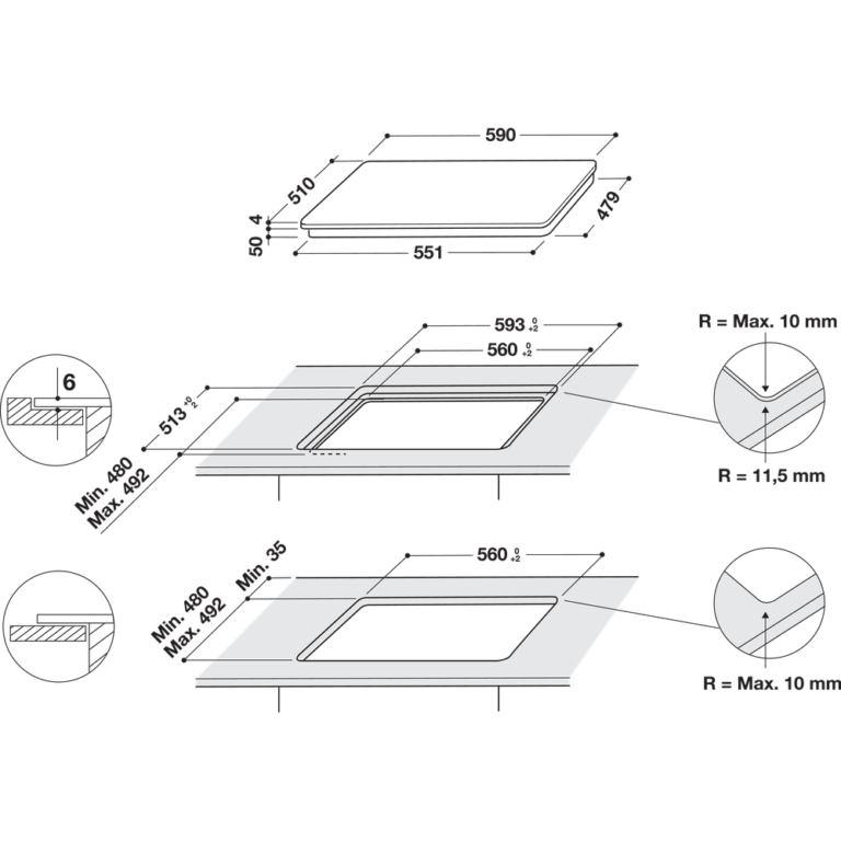 Induktsioonplaat Whirlpool WSQ2160NE - Pilt 5