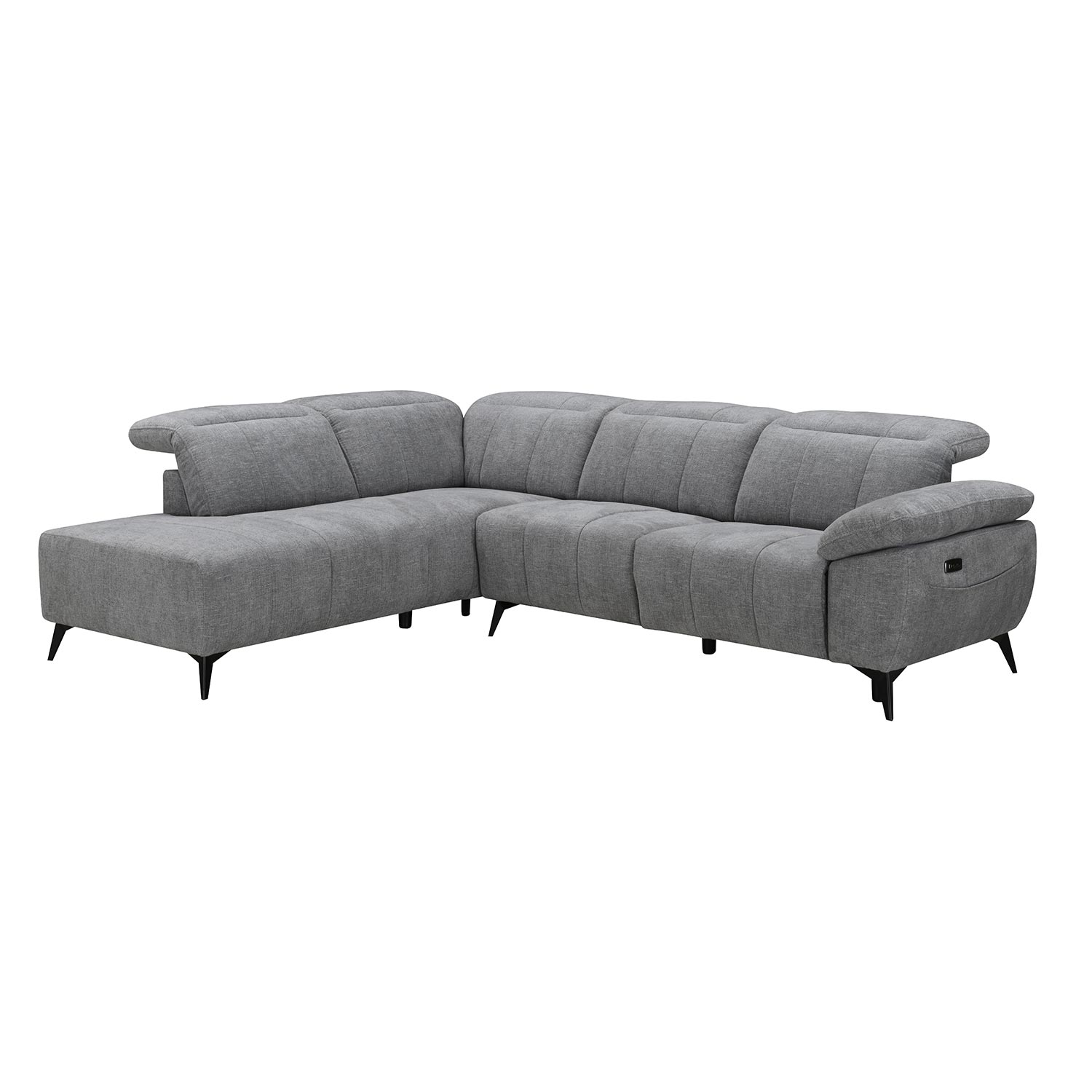 Nurgadiivan HAMID VN, elektriline recliner 279x225/106xH82cm, hall