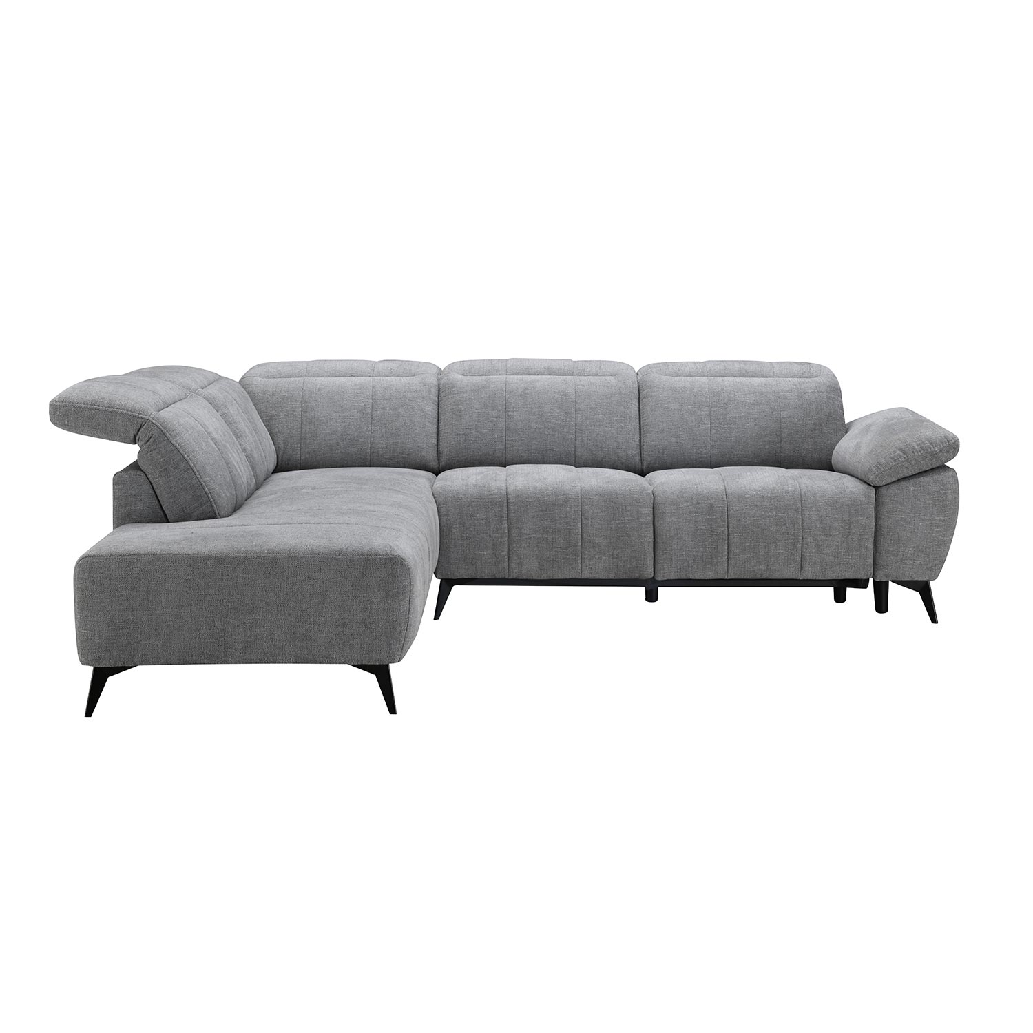 Nurgadiivan HAMID VN, elektriline recliner 279x225/106xH82cm, hall - Pilt 4