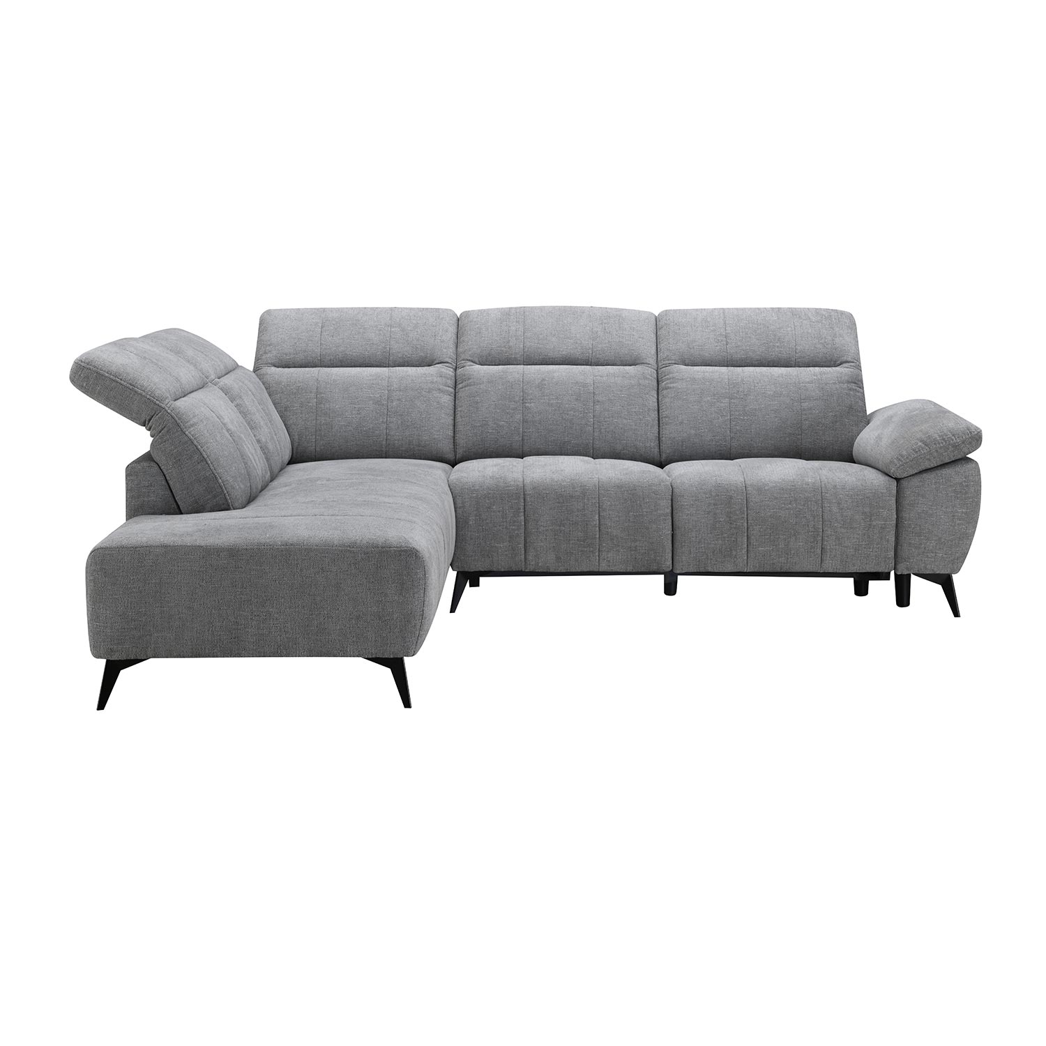 Nurgadiivan HAMID VN, elektriline recliner 279x225/106xH82cm, hall - Pilt 5