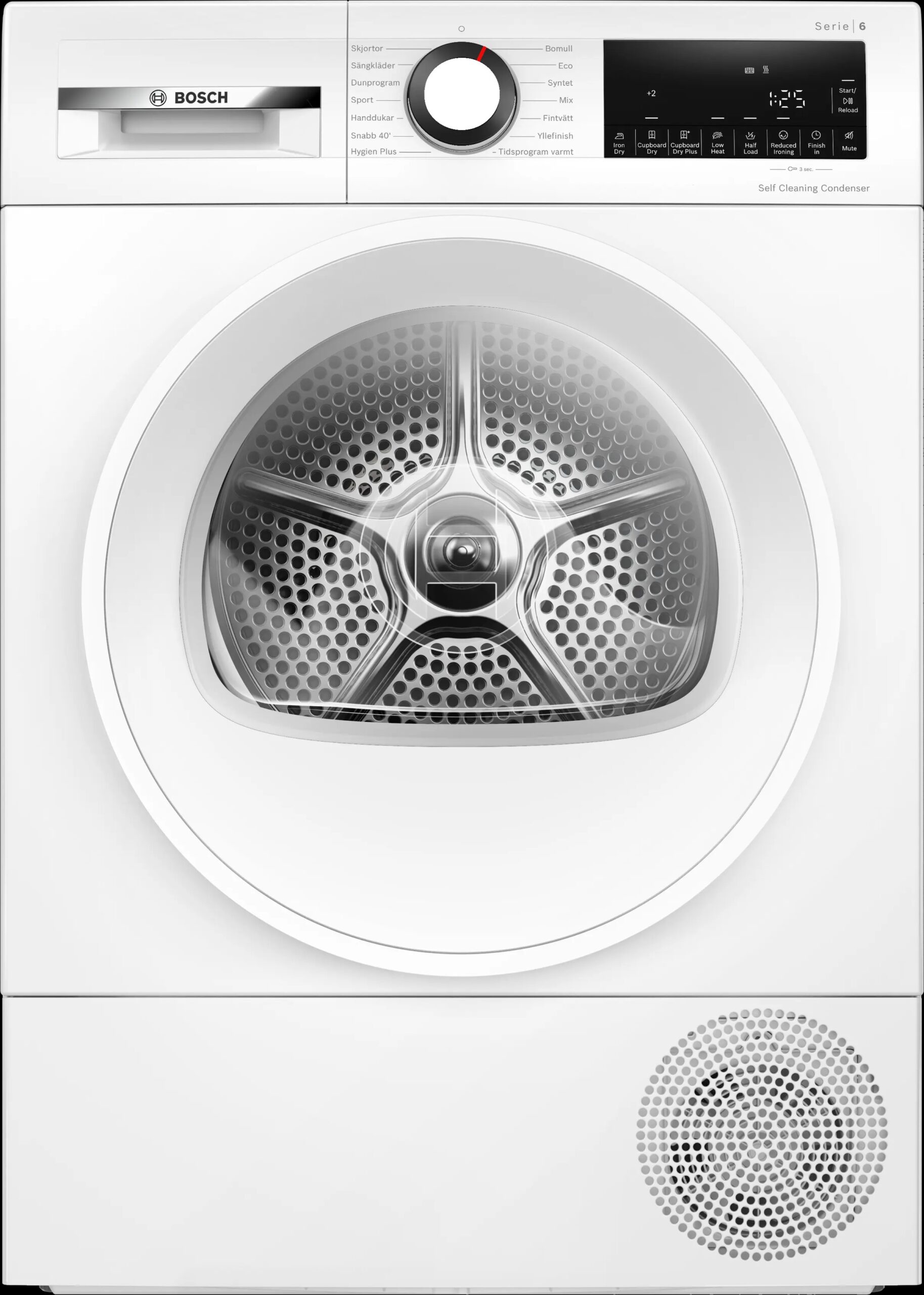 Kuivati soojuspumbaga 6 seeria 9 kg Bosch WQG245DLSN