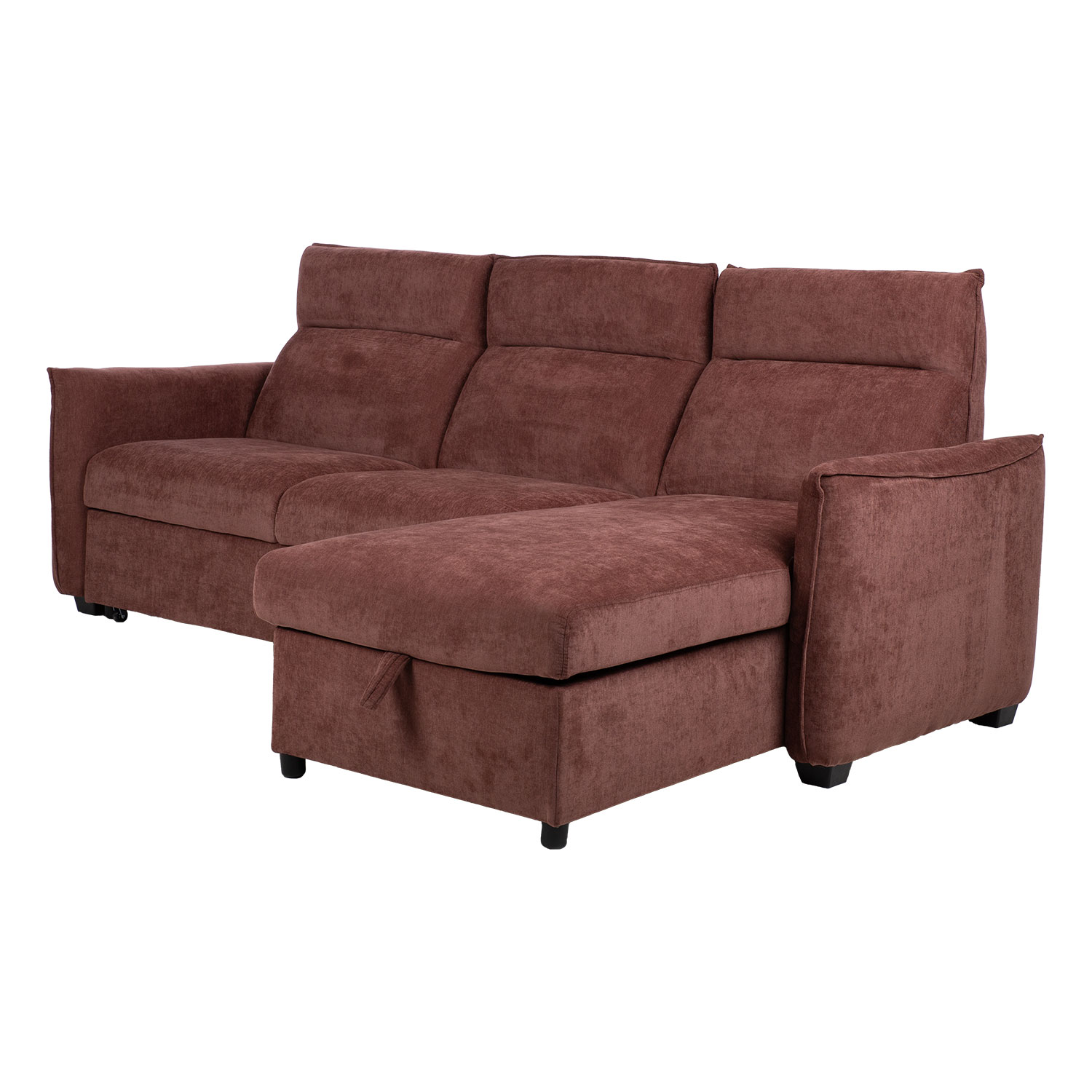 Nurgadiivanvoodi SCALA 244x155/88xH102cm, tumeroosa - Pilt 5