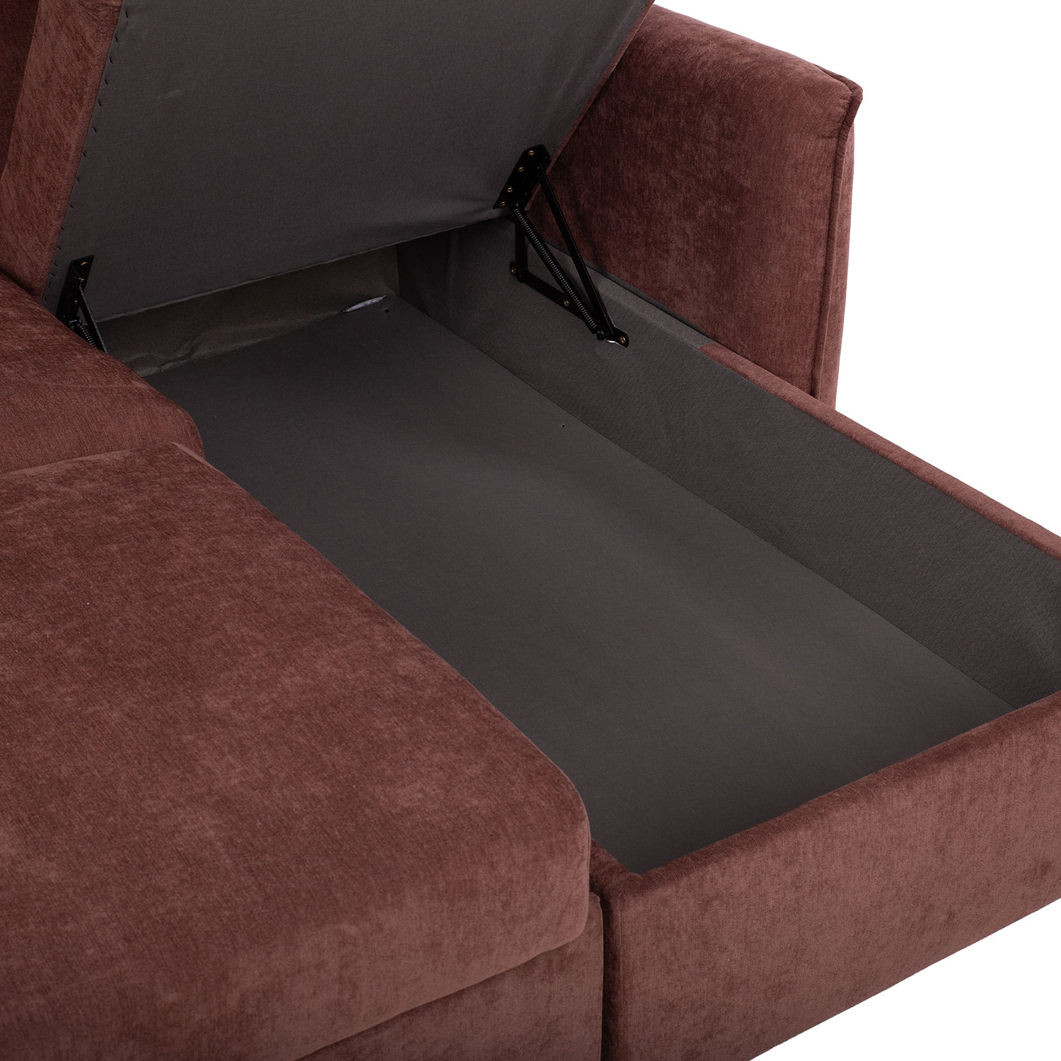 Nurgadiivanvoodi SCALA 244x155/88xH102cm, tumeroosa - Pilt 7