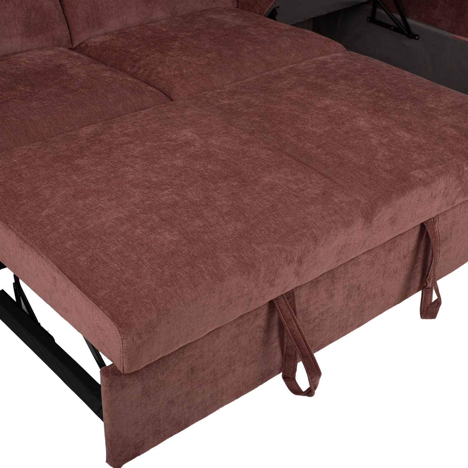 Nurgadiivanvoodi SCALA 244x155/88xH102cm, tumeroosa - Pilt 9