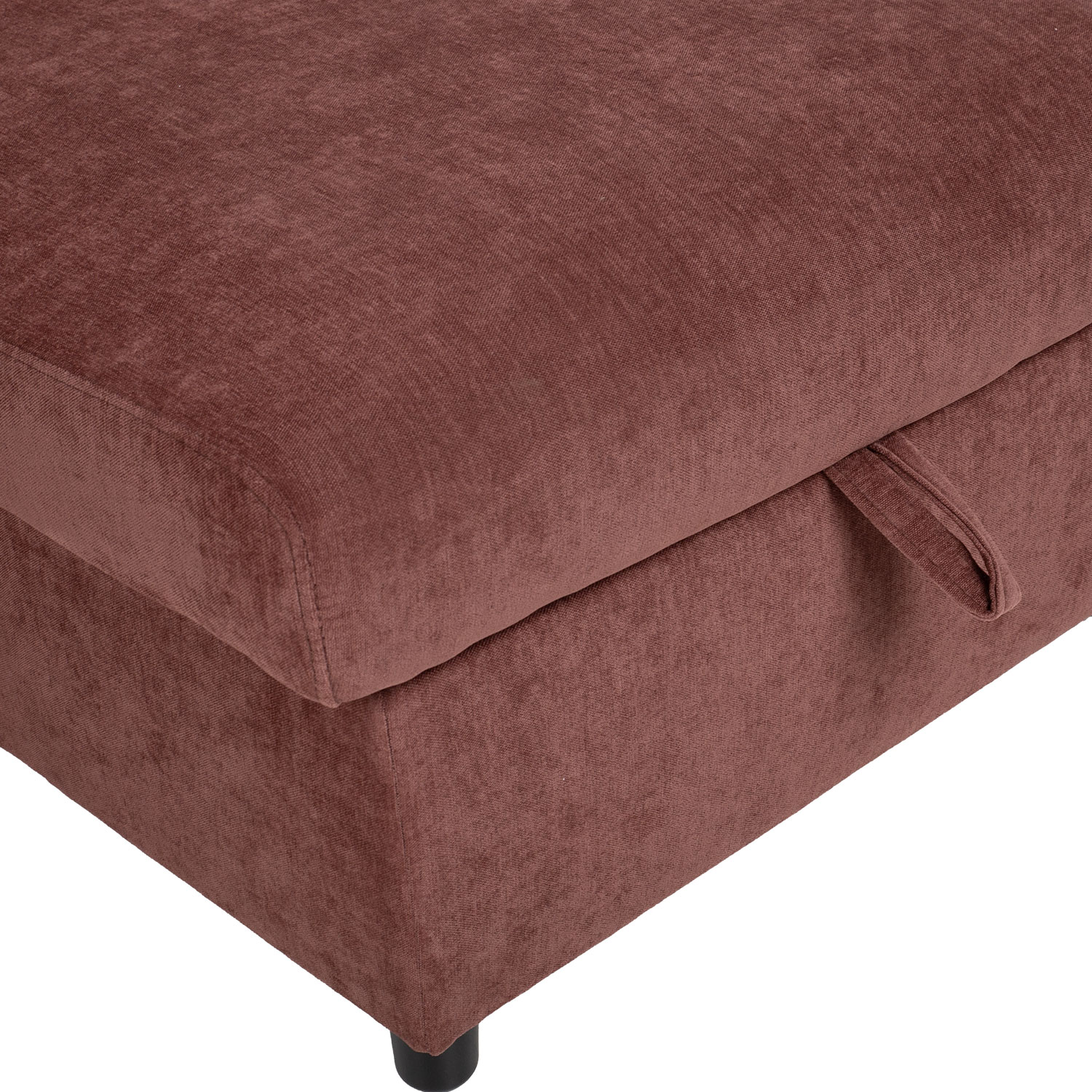 Nurgadiivanvoodi SCALA 244x155/88xH102cm, tumeroosa - Pilt 11