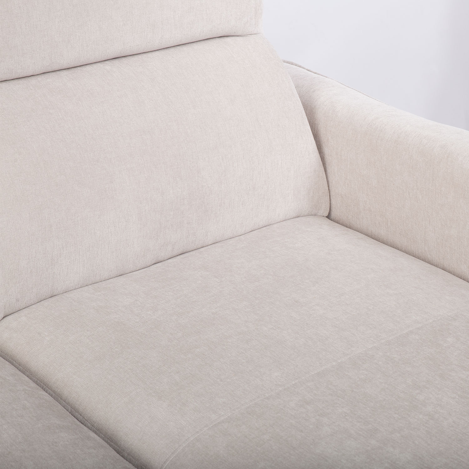 Nurgadiivanvoodi SCALA 244x155/88xH102cm, helehall - Pilt 6