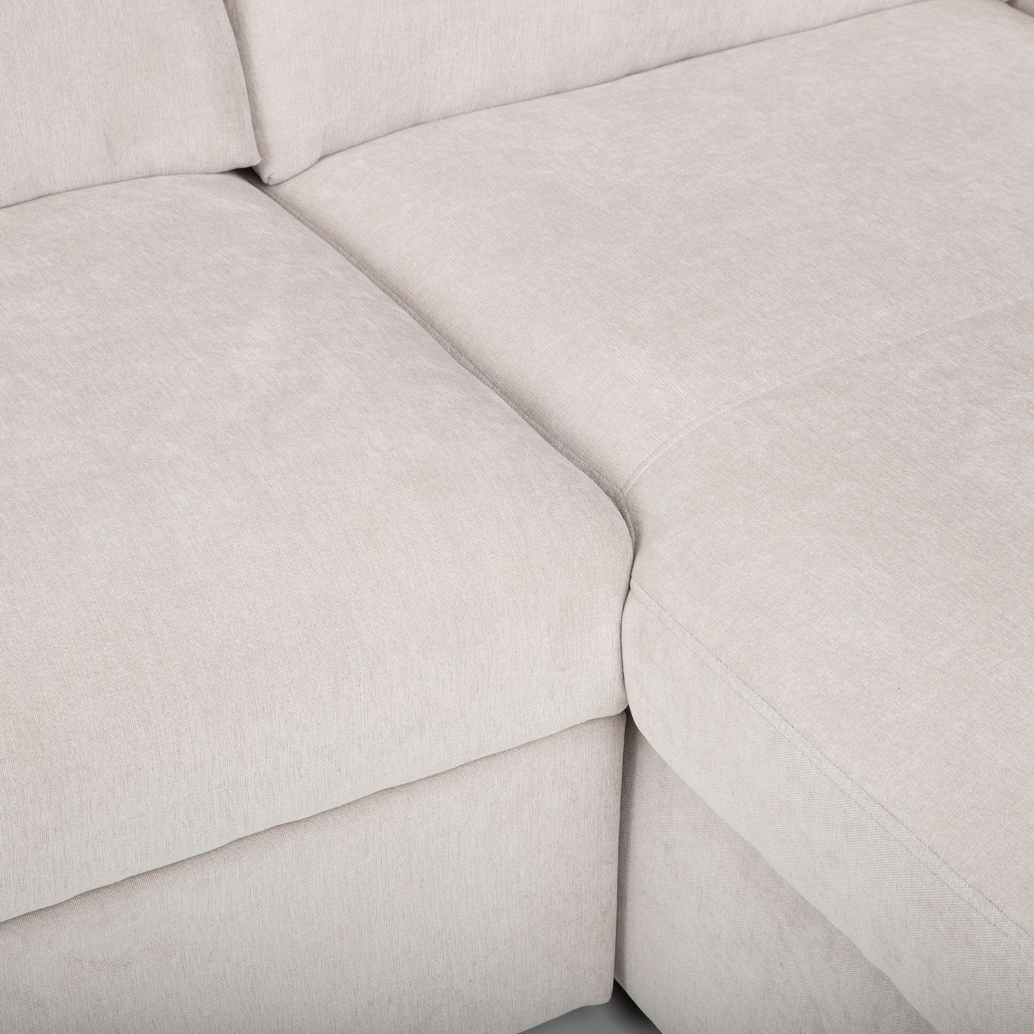 Nurgadiivanvoodi SCALA 244x155/88xH102cm, helehall - Pilt 7