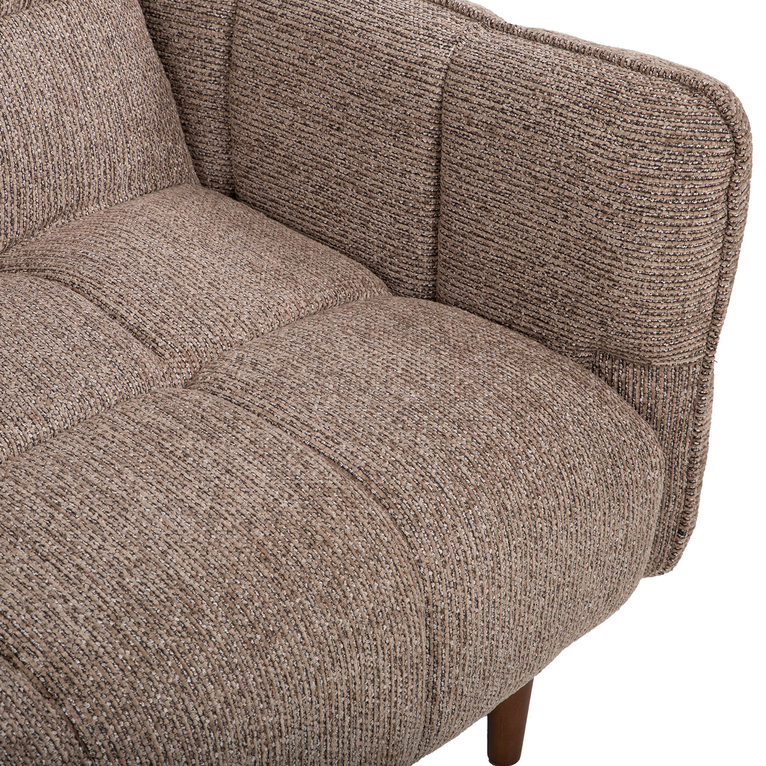 Diivanvoodi SERENA 3-kohaline 206x86xH80cm, beež - Pilt 7