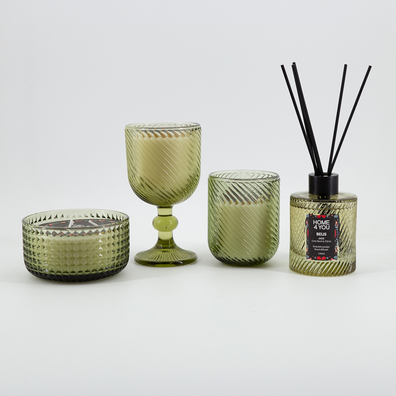 Kodulõhnastaja BELIS JADE 130ml, Lime Basil & Citrus