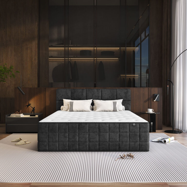 Kontinentaalvoodi EVENING ZONE 180x200cm, tumehall - Pilt 3