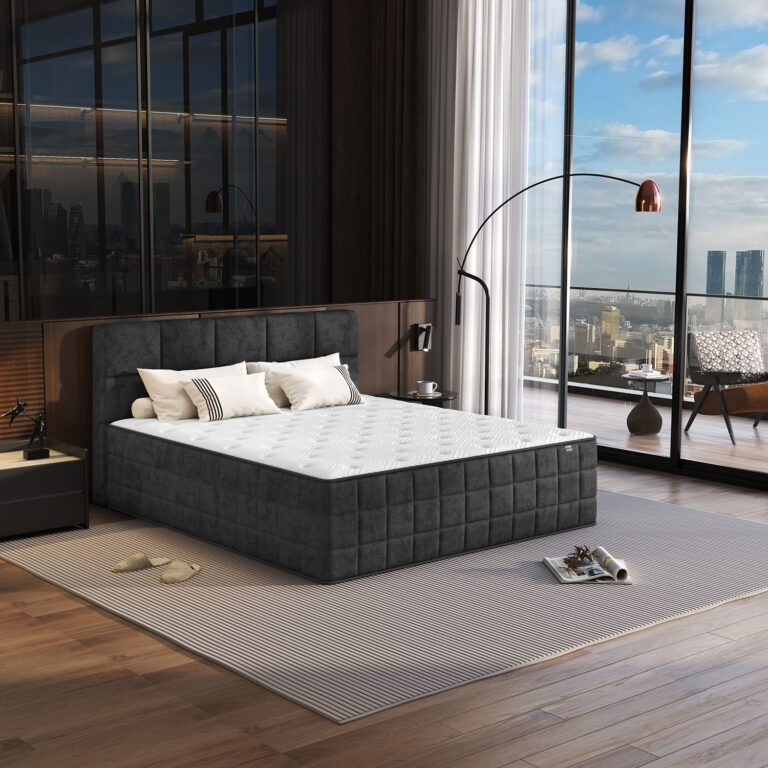 Kontinentaalvoodi EVENING ZONE 180x200cm, tumehall - Pilt 4