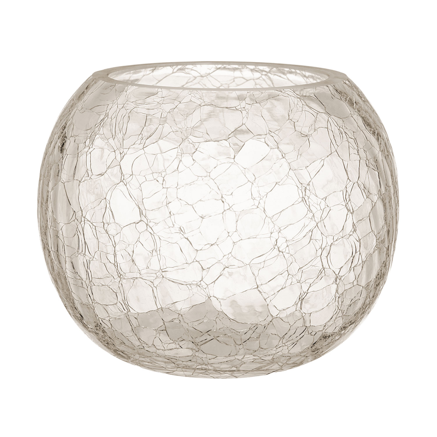 Küünlahoidja/vaas CRACK D25xH18cm klaas