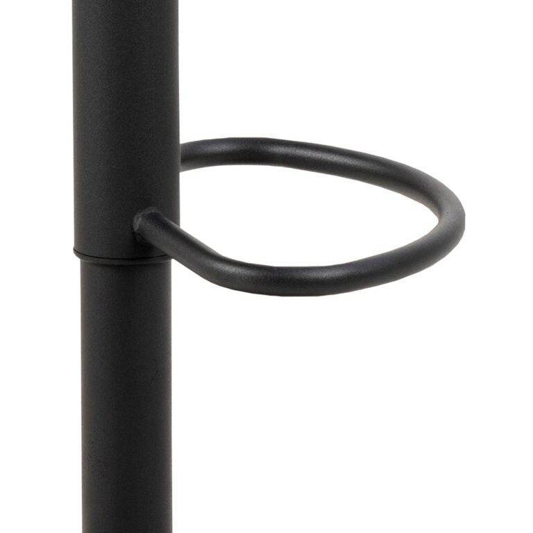 Baaritool NAOMI tumehall, 45,5x50,5xH116cm - Pilt 6
