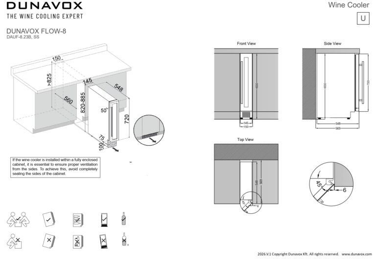 Veinikülmik Dunavox DAUF-8.23B - Pilt 5